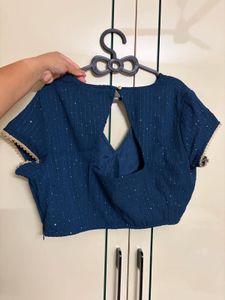indya luxe Elegant Navy Blue dress