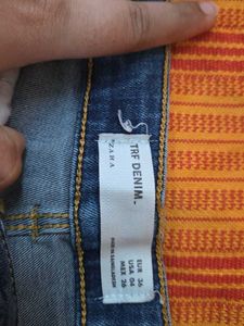Zara High Waisted Denim Shorts