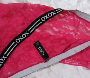 Lacy Pink "XOXO panty