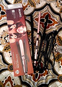 AGARO 3-in-1 Hair Styler straight crimp curl