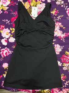 Classic Black Padded One-Piece Swimsuit