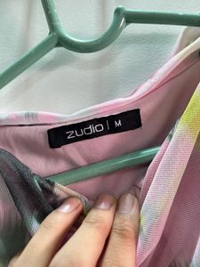 Pink Tie-Dye Ruched Tank Top