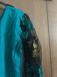 Set Of 2 - Ethenic Anarkali Kurti And Dupatta
