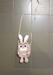Cute Bunny Zootopia Plush Crossbody Bag