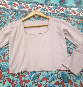 Mauve full sleeves top