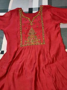 Embellished Kurta Set with dupatta