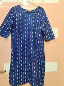 Stylish Blue Printed Kurta