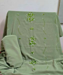 Embroidered Kurta Set - Unstitched