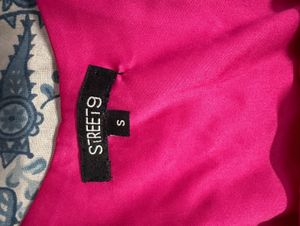 Vibrant Pink Satin Cami Top