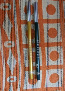 swiss beauty eye liners - Gold and Green combo