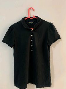 Classic Black Polo Shirt for girls by Ralph Lauren