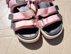 New Balance Pink velcro Sandals