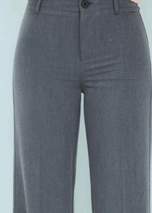 Highwaisted Grey Wide Leg Trousers🩶