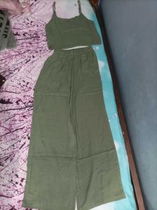 Olive Green Two-Piece Set