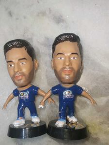 Two Cricket Player Bobbleheads