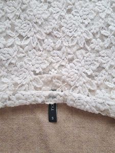 White Lace Top or mesh to
