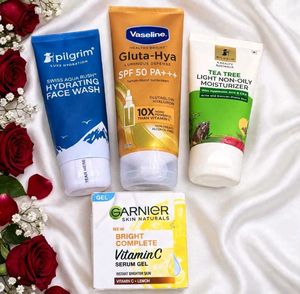 Skincare Bundle: Face Wash, Sunscreen & Moisturize