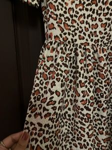 Chic Leopard Print Mini Dress