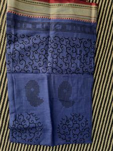 Black chudi with Blue Paisley Print