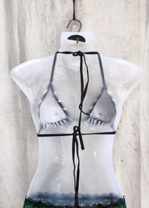 I. Striped Bikini Top