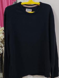 Lands' End Navy Blue Sweatshirt