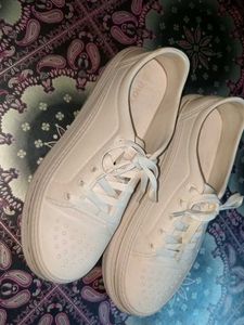 White Platform Sneakers