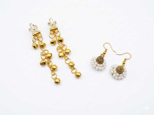 golden earrings combo pack