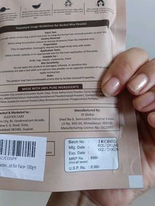 Herbal Body Wax Powder - Chocolate Flavor