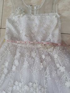 white n red dress combo