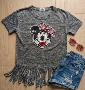 Disney Minnie Mouse Fringed Top