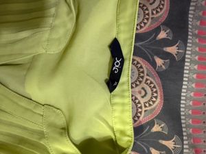 Sheer Lime Green Blouse
