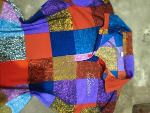Patchwork Print Top