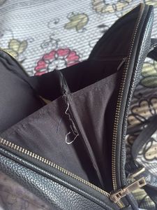 black backpack