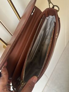 Brown Leather Crossbody Bag
