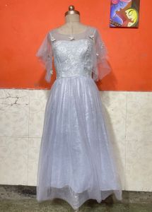 Beautiful Light Blue Ethnic Gown