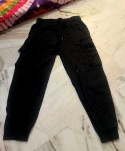 ♣️Black Cargo Jogger Pants