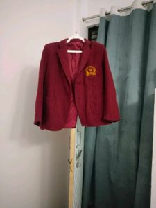 Classic Maroon Blazer