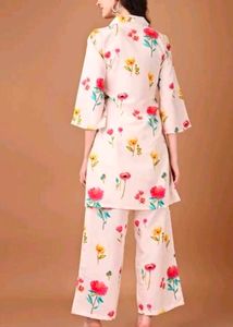 Floral Print tunic and Pant Set