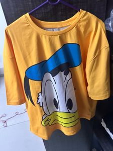 Donald Duck Graphic Print T-Shirt