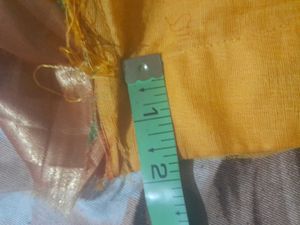 Elegant Orange and Green Saree