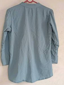 Stylish sea green Top with Embellishments