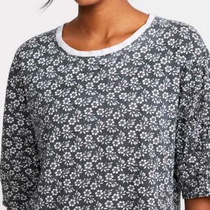 Cute Floral Print Cropped Top