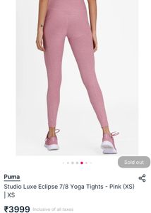 Women's Pink Active Leggings