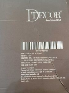 DDECOR Geometric Print Bedsheet Set