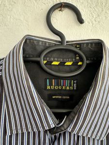 Classic Striped Men's Dress Shirt