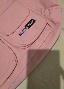 Pink Tote Bag with Blackpink Logo