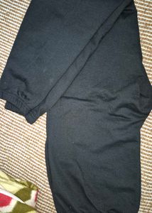 Black winter lower for girls and women
