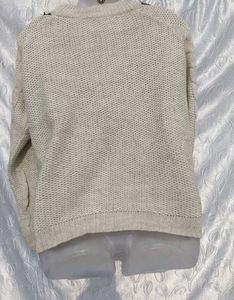 Off white lace sweater