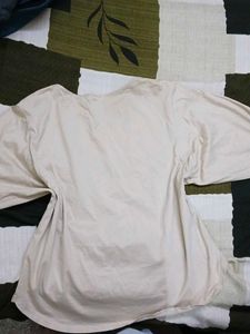 Cream Puff Sleeve Top