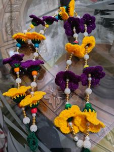 Handmade Crochet Door Hanging Toran